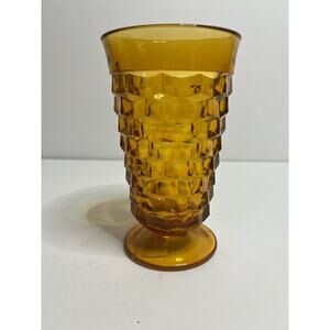 Vtg Fostoria Amber American Colony iced tea/water glass No chips or‎ flaws